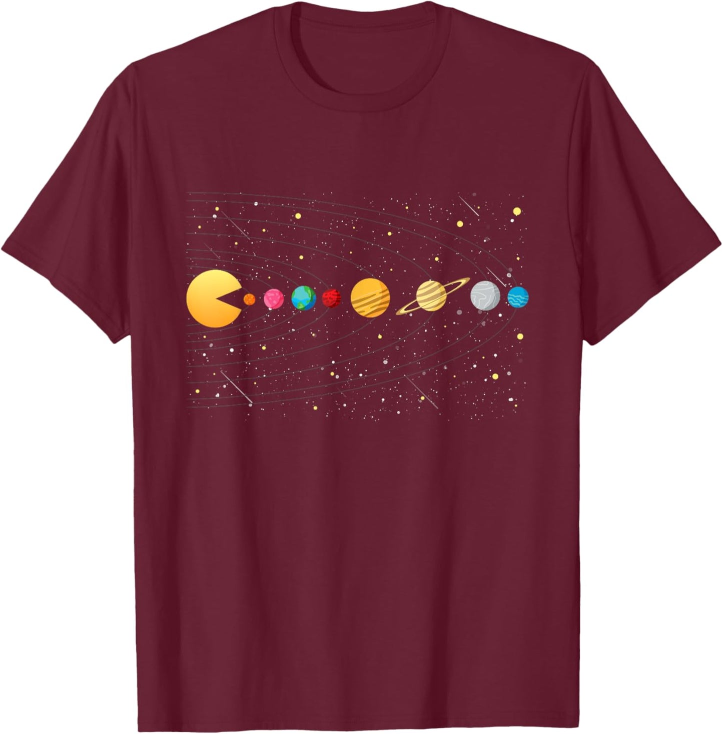 Funny Solar System - Astronauts Space Video Games Unisex T-Shirt