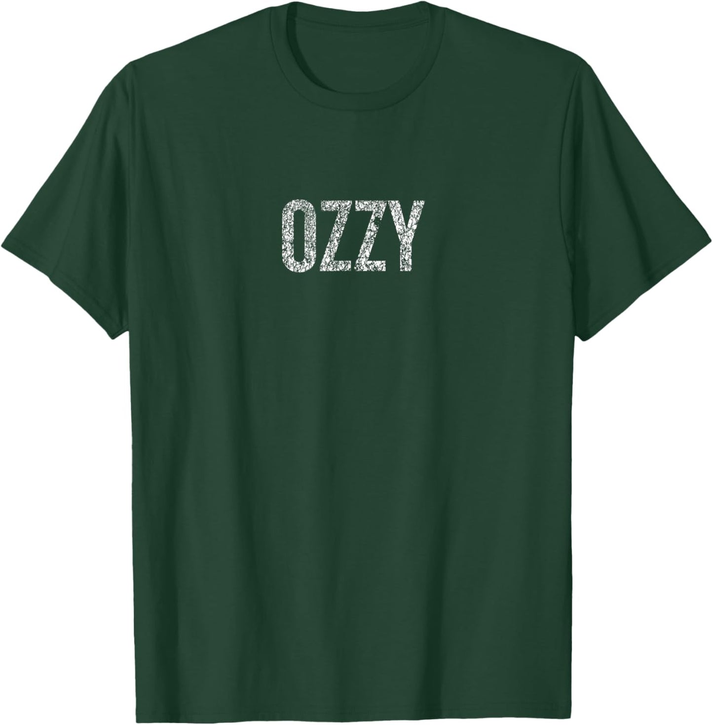Unisex OZZY Letter Print Short Sleeve T-Shirt