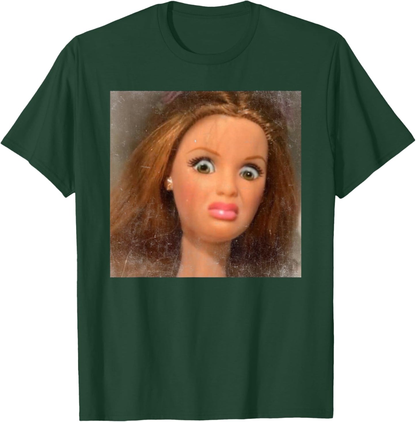 Funny Disgusting Doll Face Meme T-Shirt