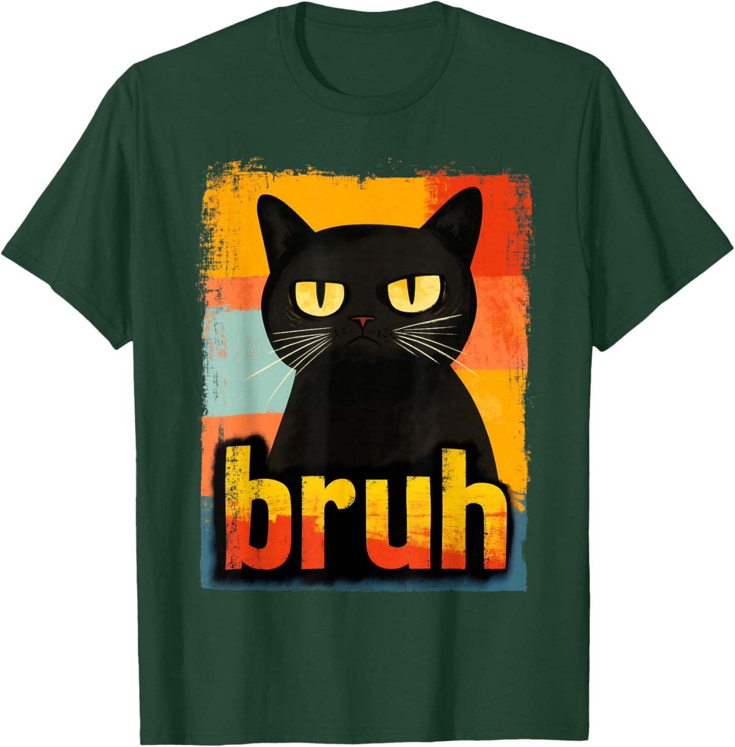 Funny Cat Bruh Meme Graphic T-Shirt