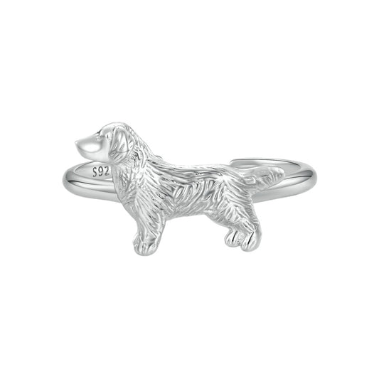 Cute Little Golden Retriever Puppy Ring