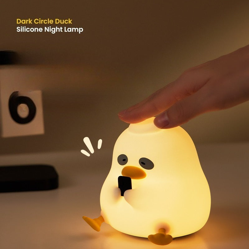 Cute Animal Silicone Pat Night Light