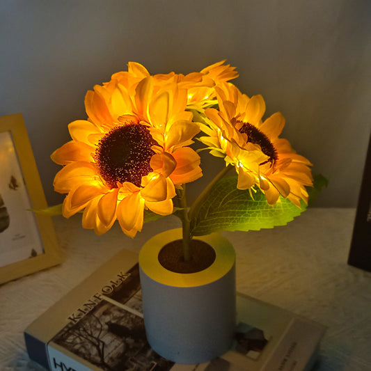 Sunflower Led Night Light Decoration