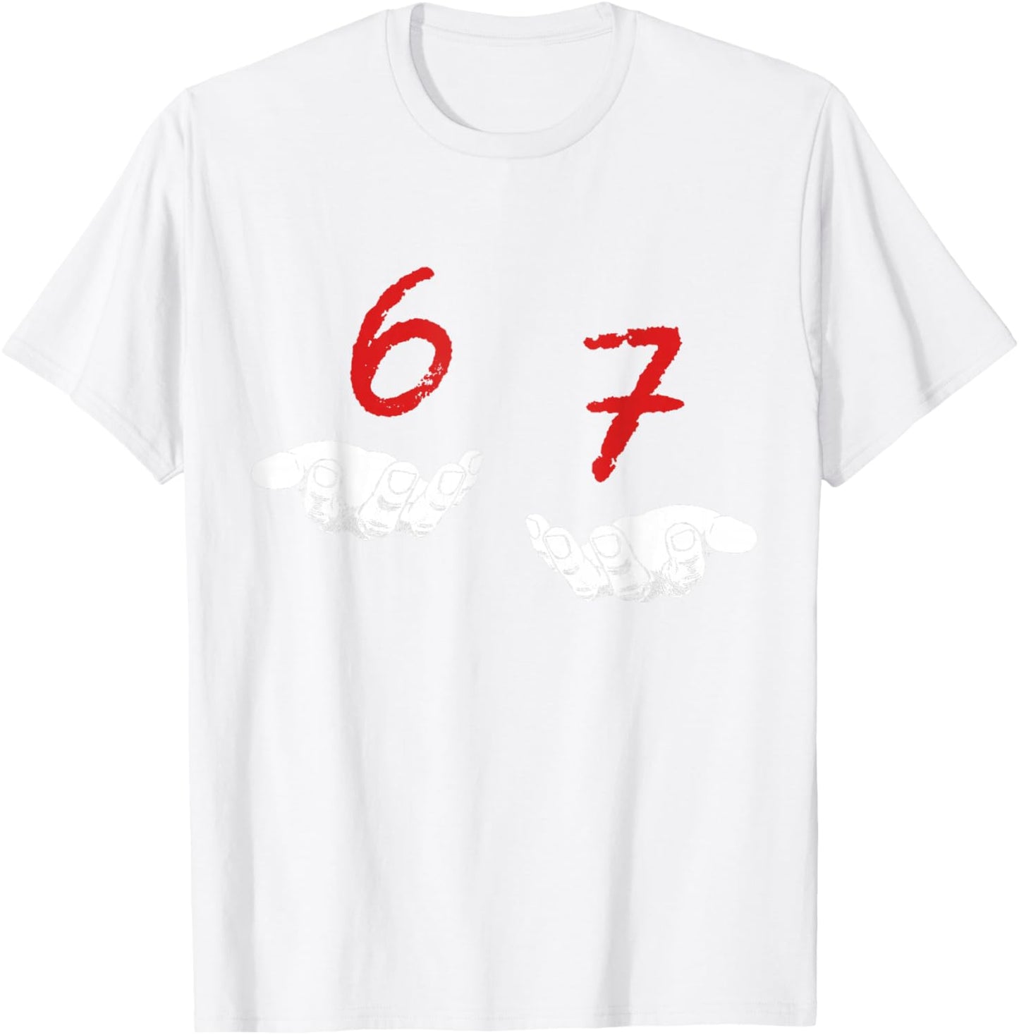 Funny Hands Six Seven Meme T-Shirt