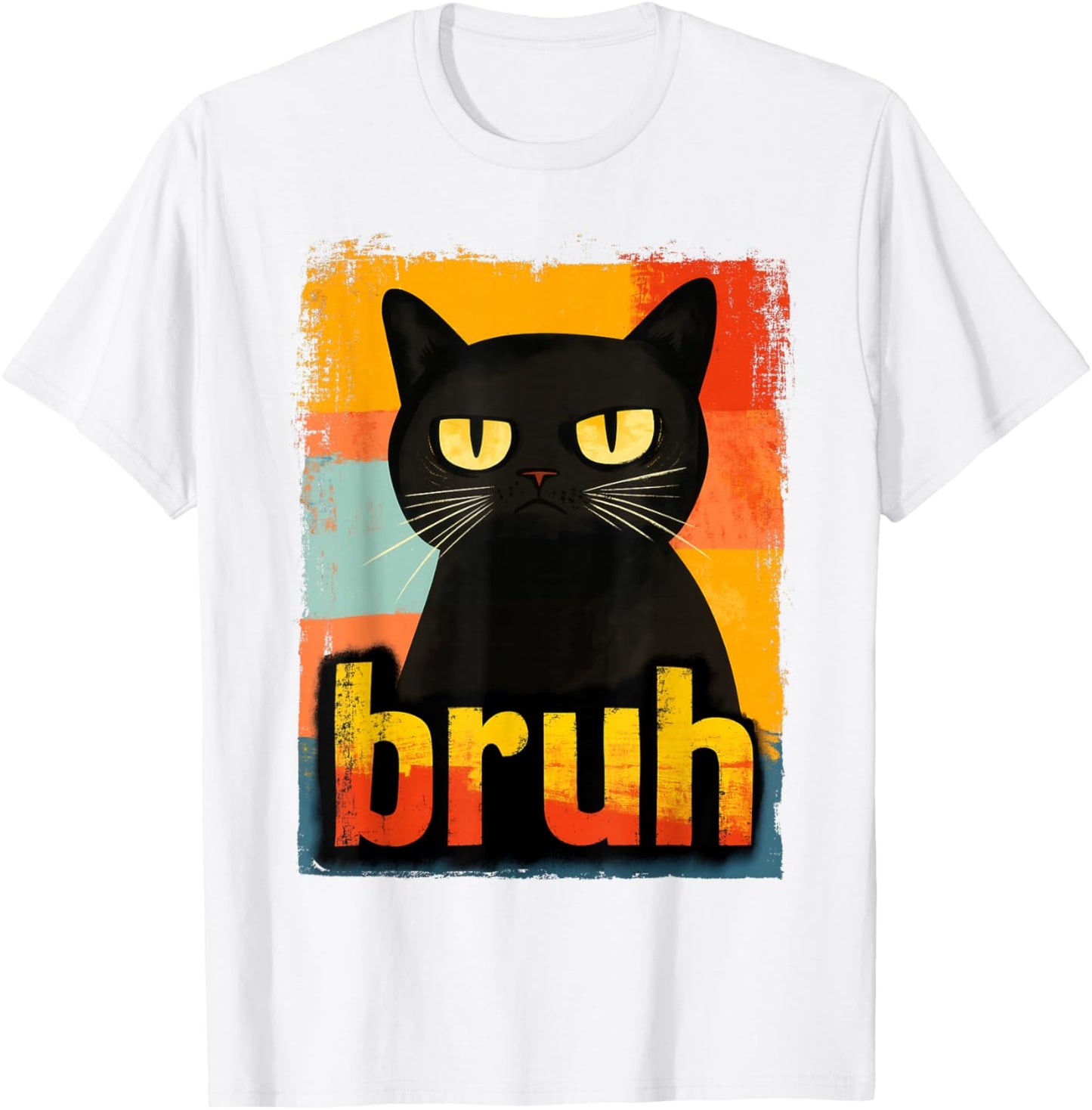 Funny Cat Bruh Meme Graphic T-Shirt