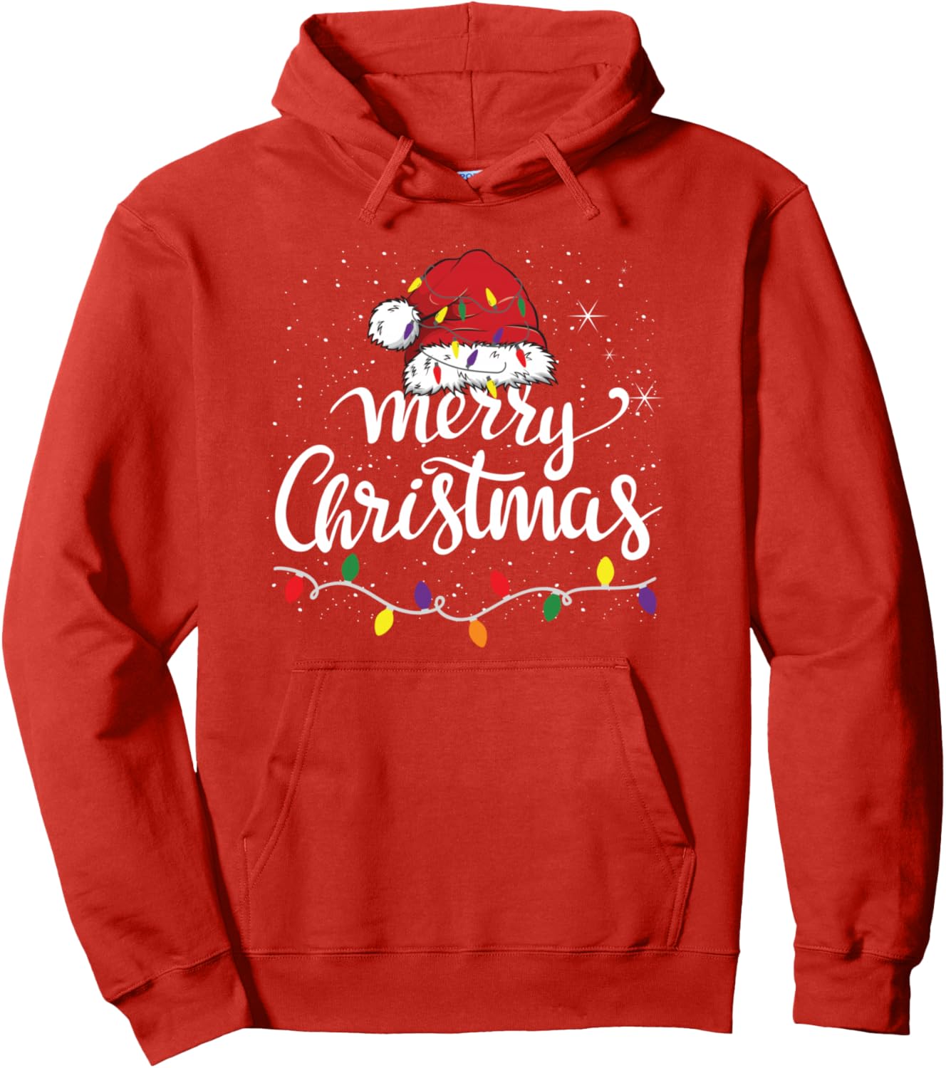 Merry Christmas Lights Pullover Hoodie