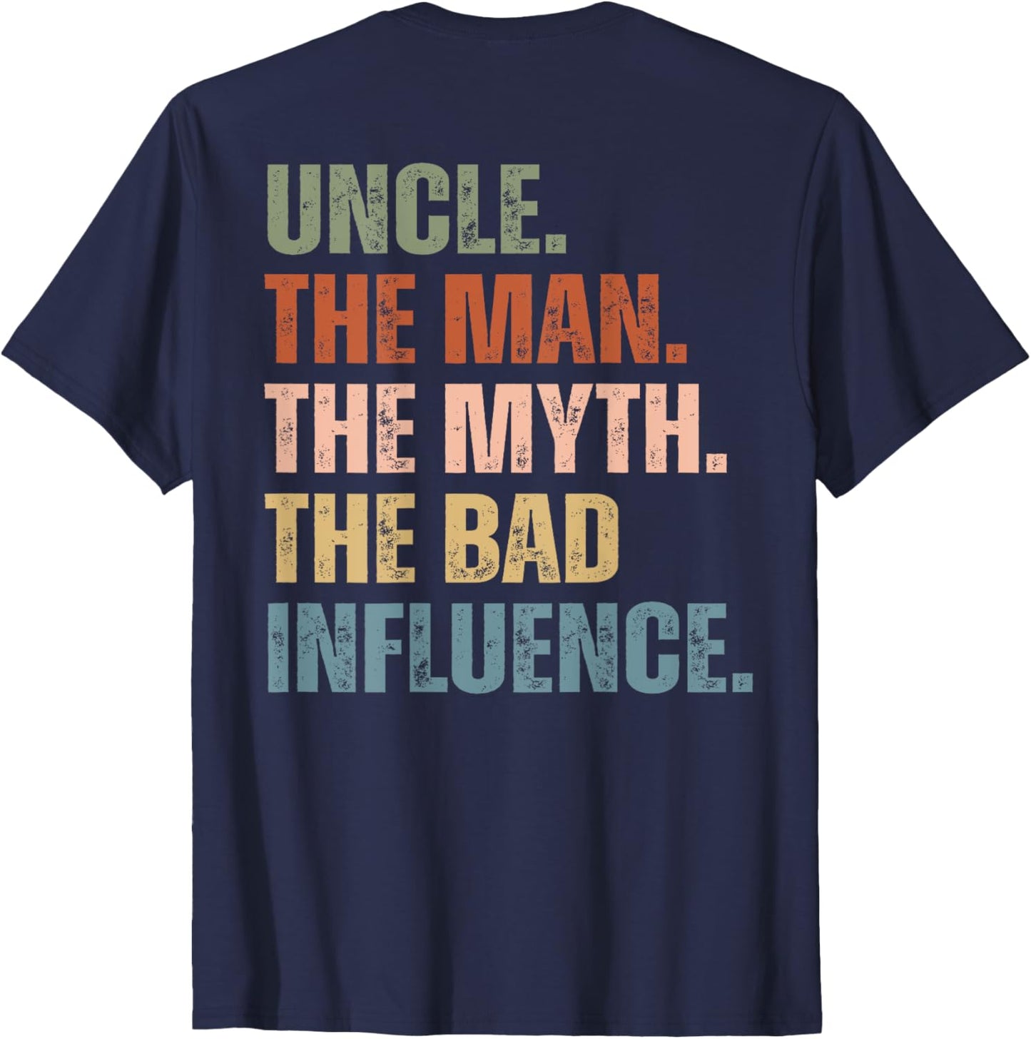 Cool Uncles Club Shirt, Pregnancy Announcement T-Shirt for Uncle, Cool Uncle The Man The Myth The Bad Influence T-Shirt