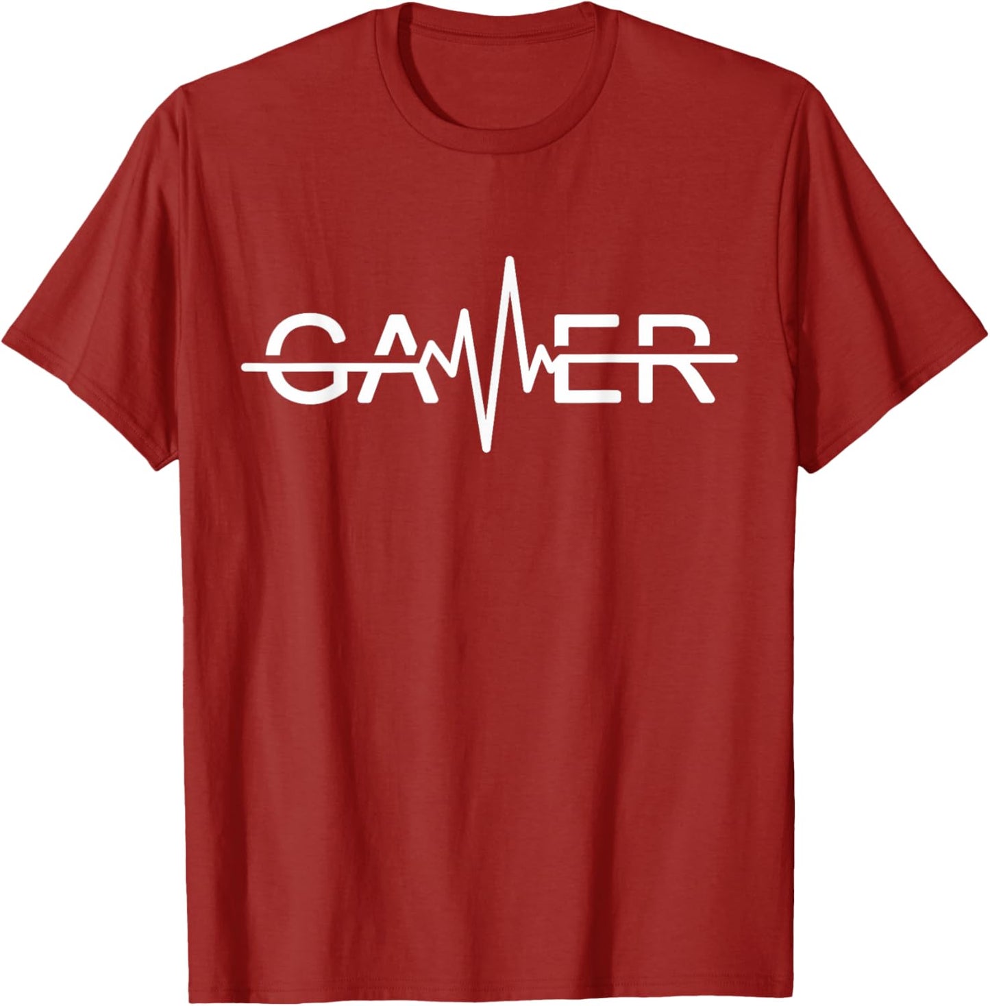 Unisex Gamer Heartbeat Graphic T-Shirt