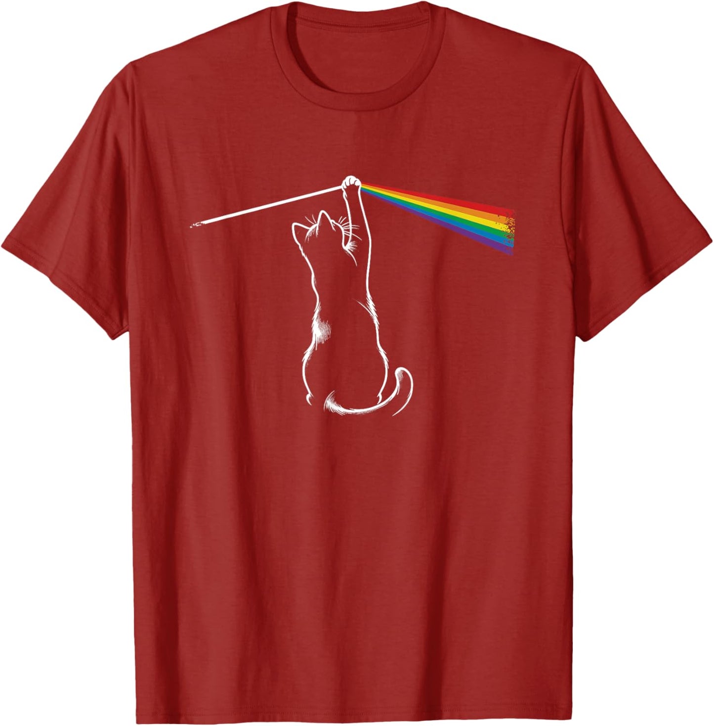Unisex Funny Cat Graphic Printed T-Shirt