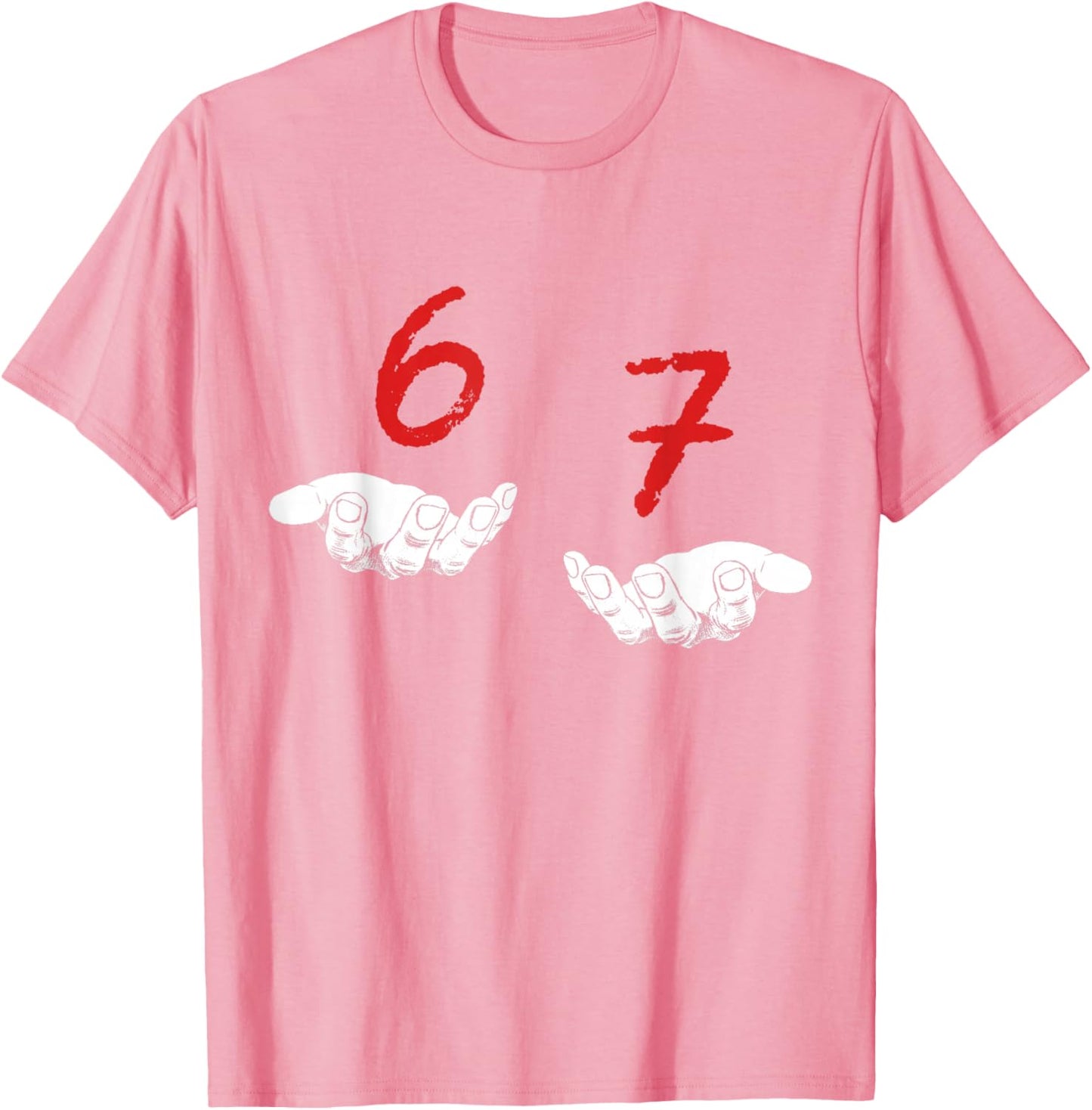 Funny Hands Six Seven Meme T-Shirt