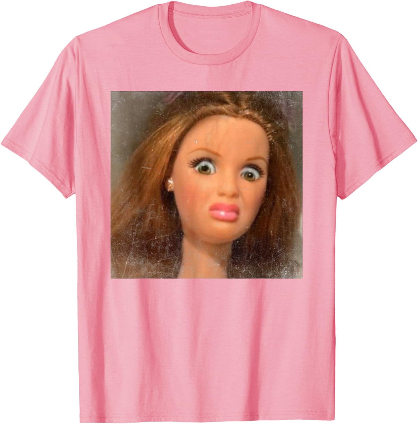 Funny Disgusting Doll Face Meme T-Shirt