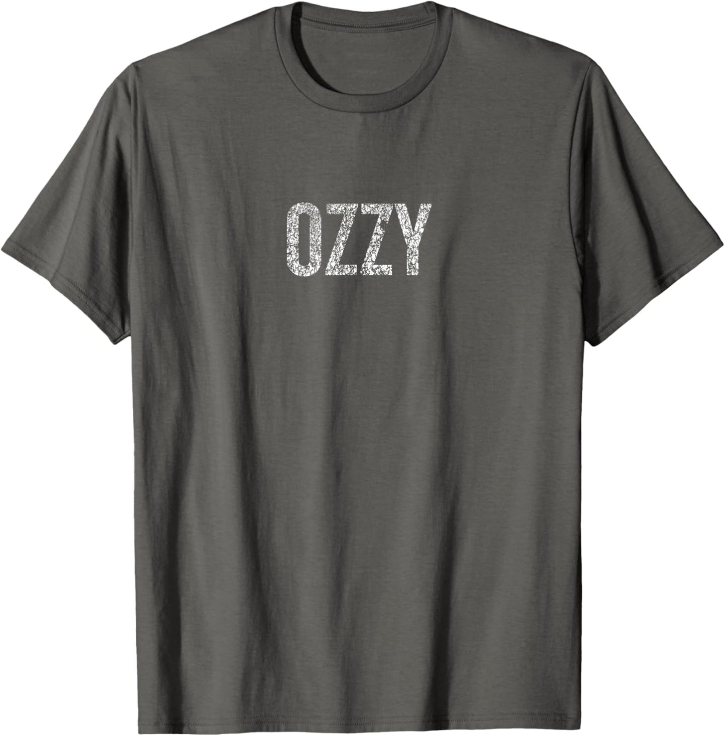 Unisex OZZY Letter Print Short Sleeve T-Shirt