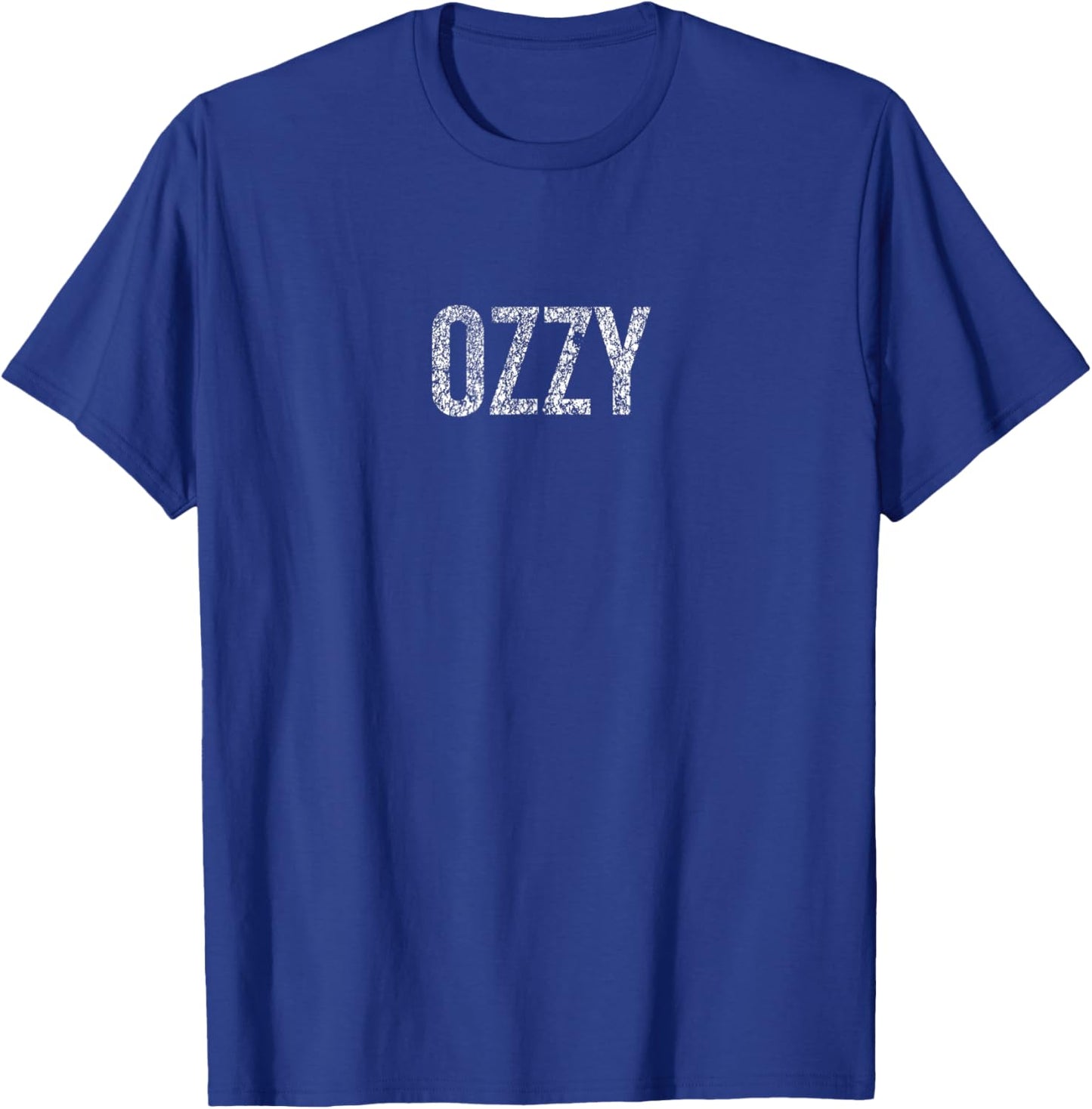 Unisex OZZY Letter Print Short Sleeve T-Shirt