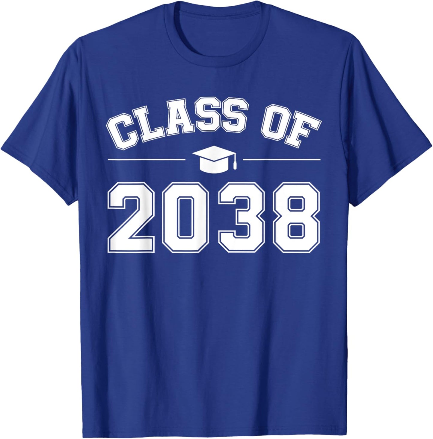 Class of 2038 Graduation Printed T-Shirt