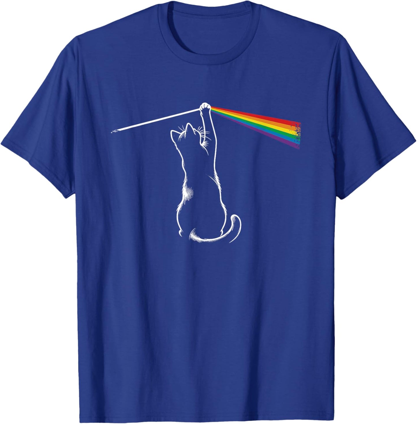 Unisex Funny Cat Graphic Printed T-Shirt