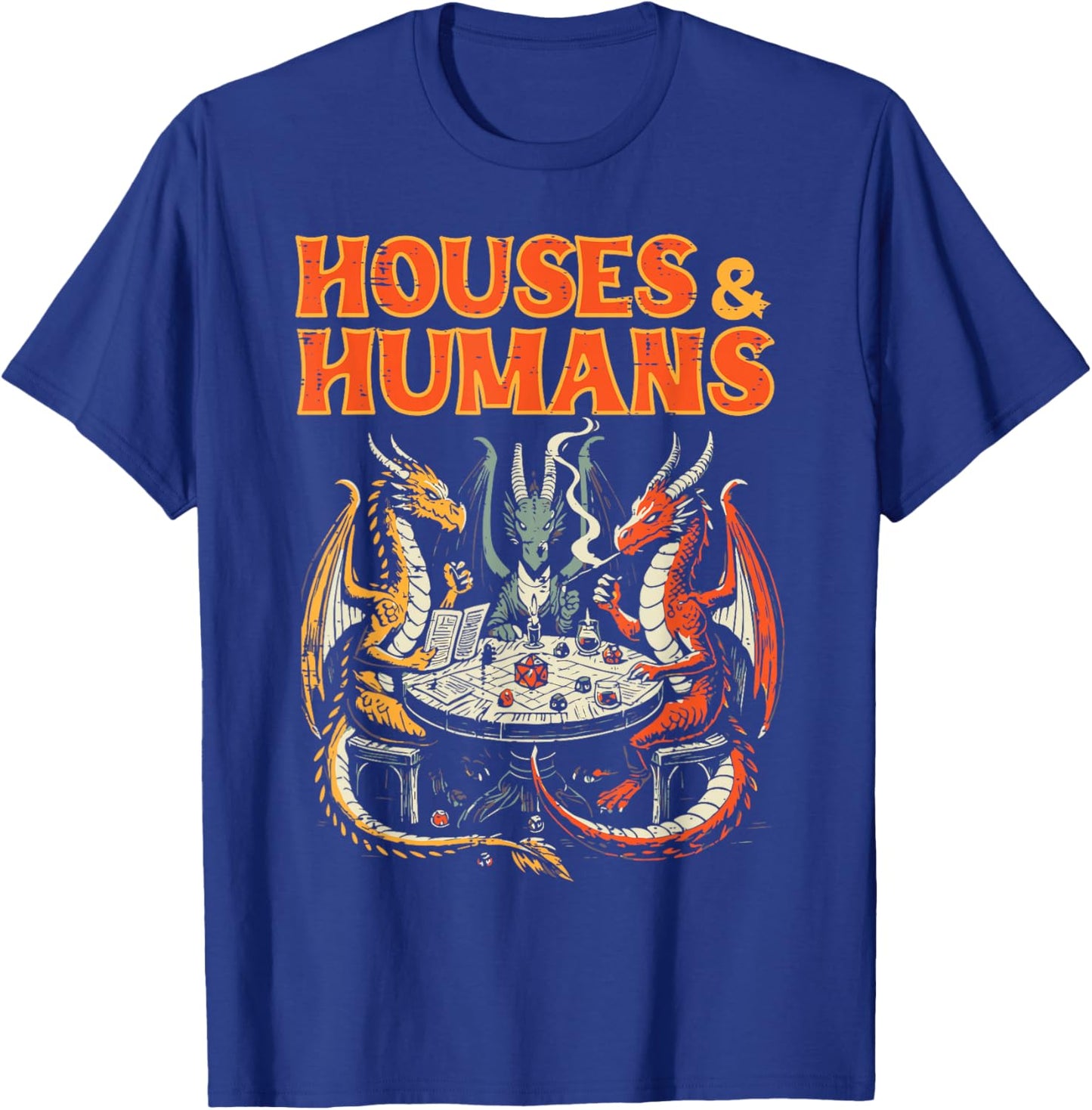 Gaming Houses Humans Funny Graphic T-Shirt