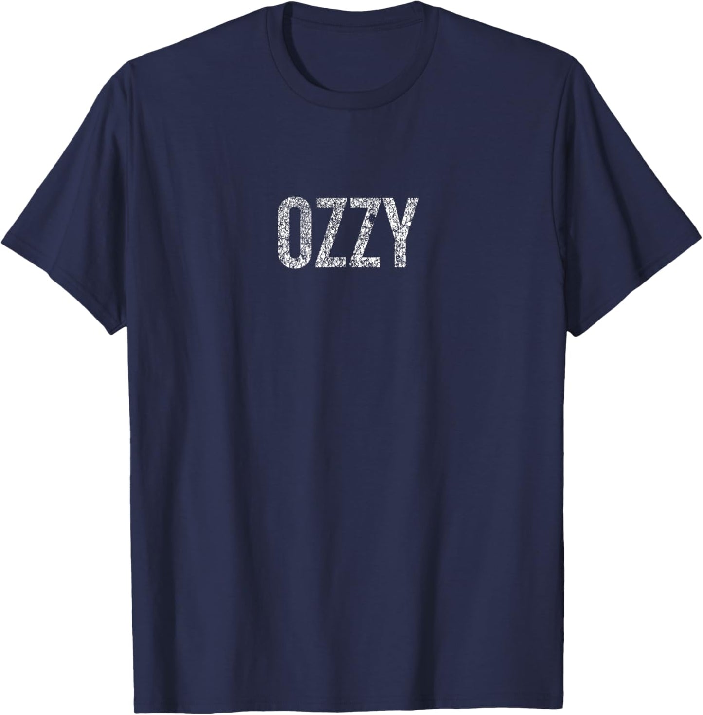 Unisex OZZY Letter Print Short Sleeve T-Shirt