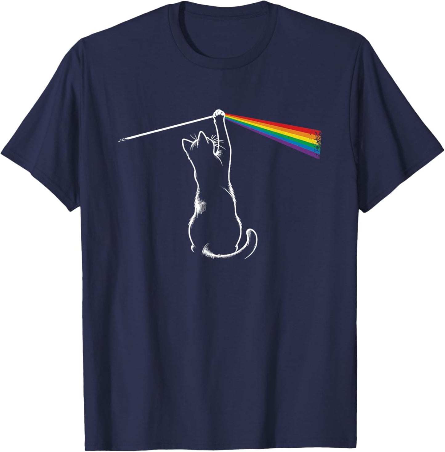 Unisex Funny Cat Graphic Printed T-Shirt