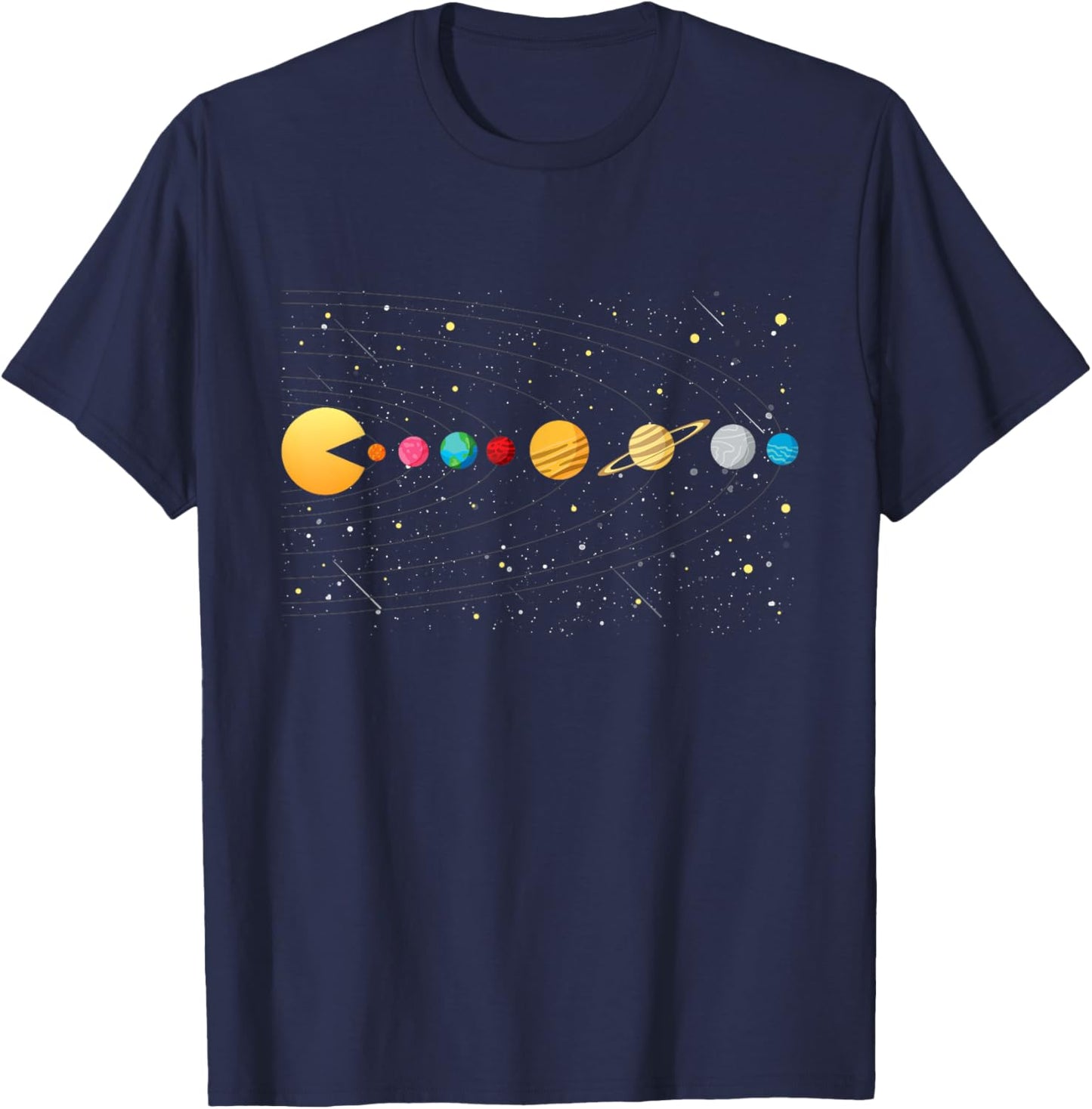 Funny Solar System - Astronauts Space Video Games Unisex T-Shirt