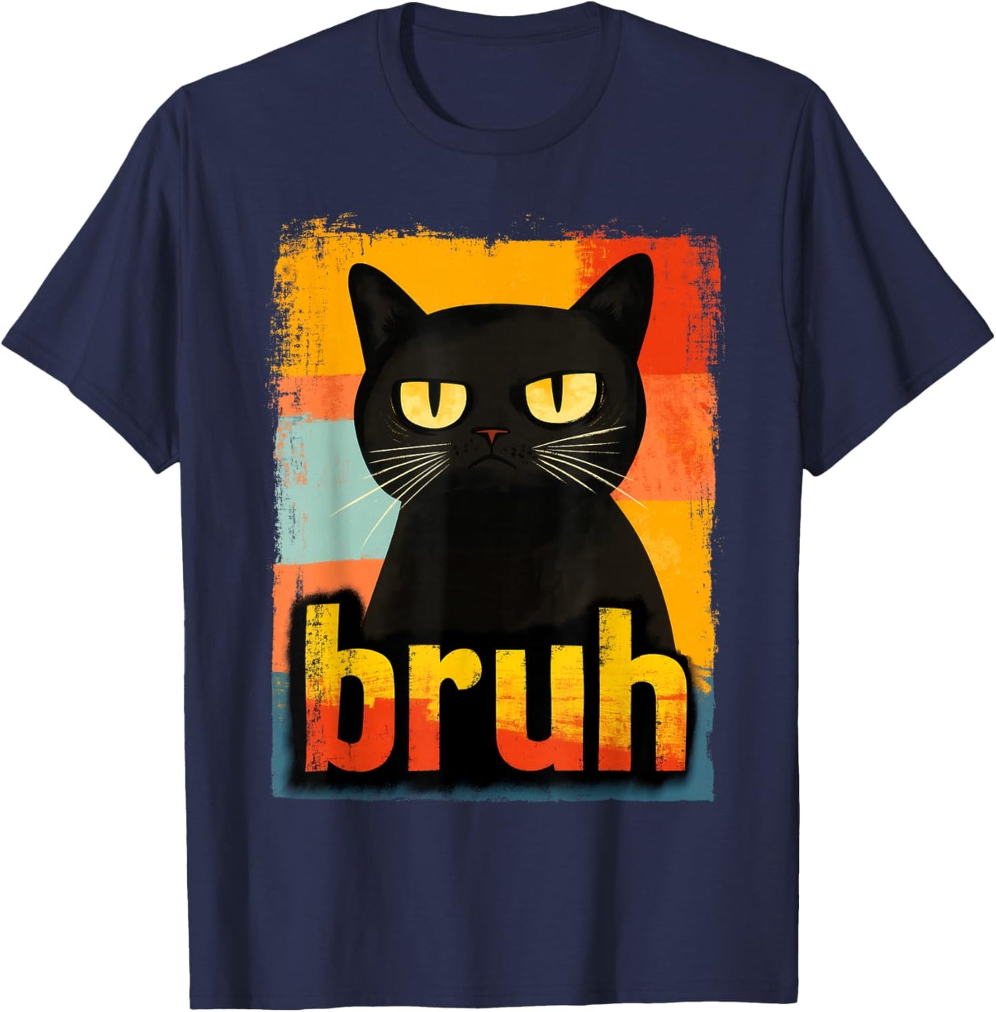 Funny Cat Bruh Meme Graphic T-Shirt