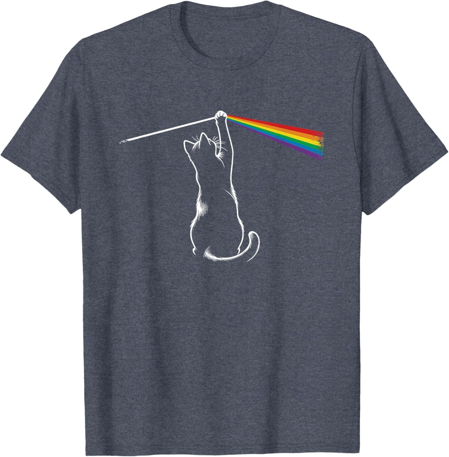 Unisex Funny Cat Graphic Printed T-Shirt