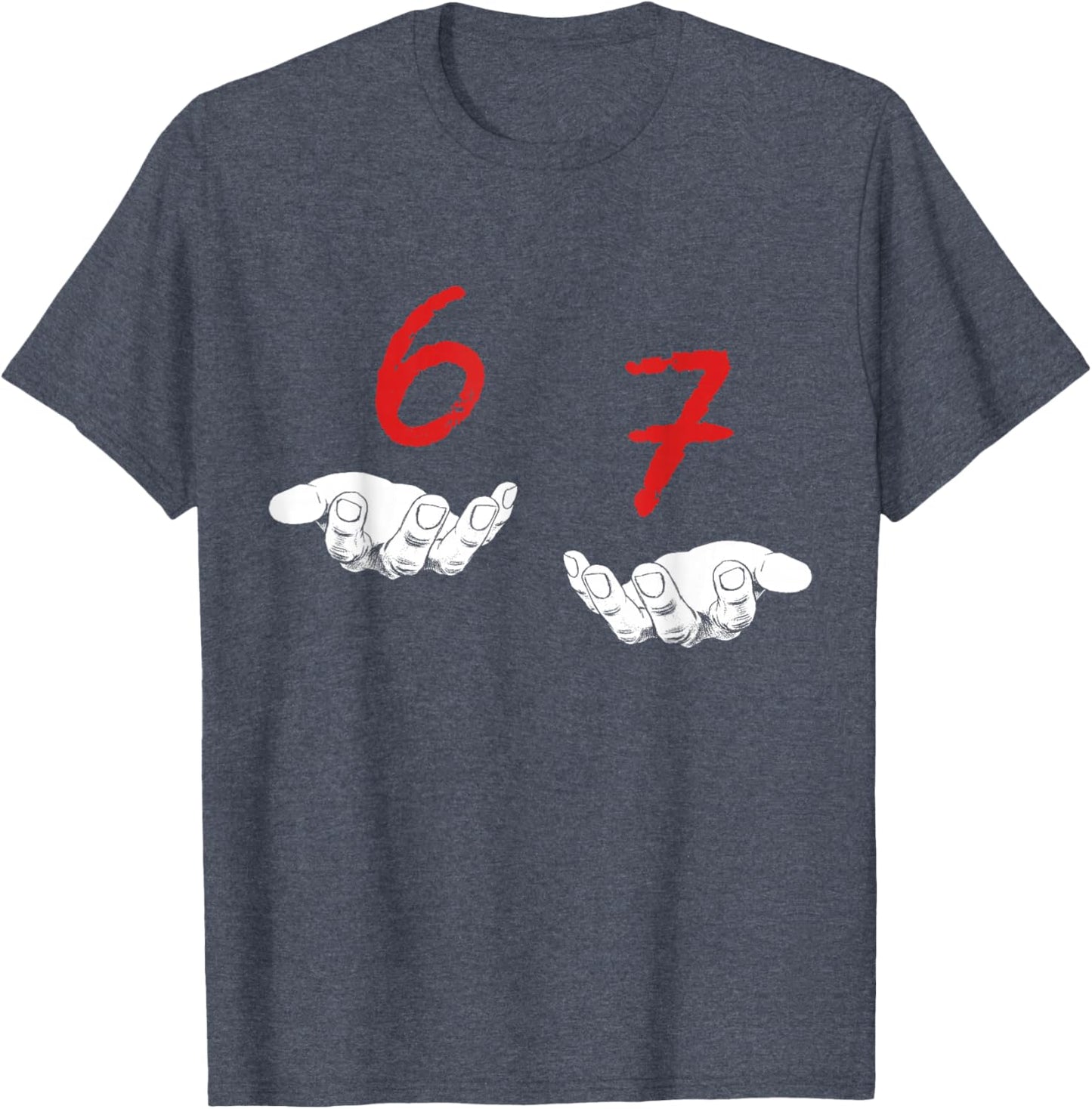 Funny Hands Six Seven Meme T-Shirt