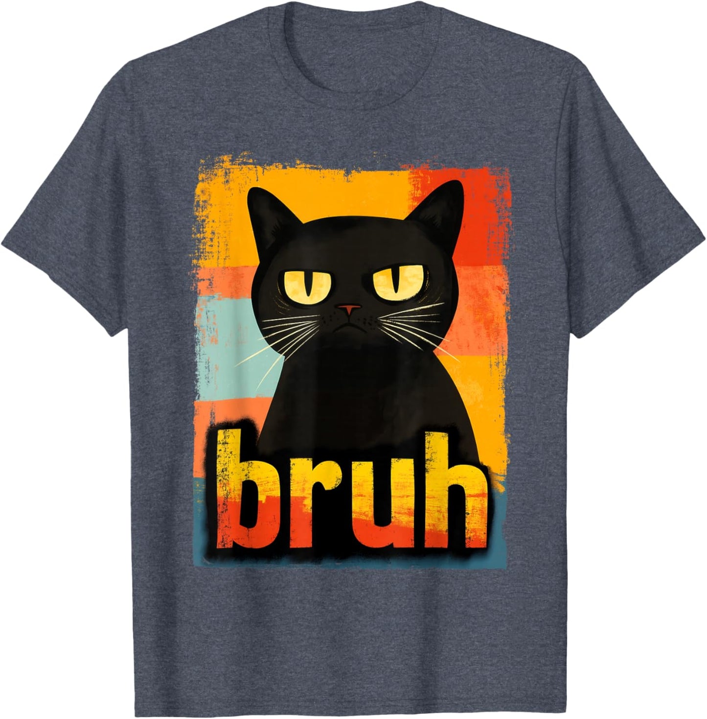 Funny Cat Bruh Meme Graphic T-Shirt