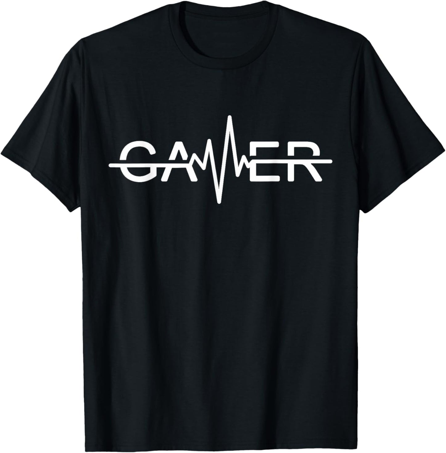 Unisex Gamer Heartbeat Graphic T-Shirt