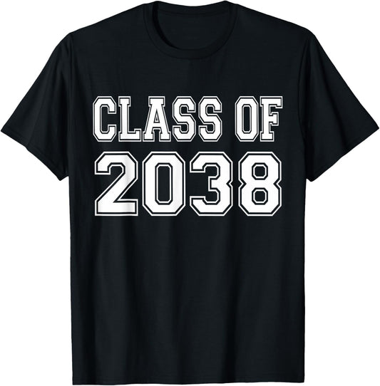 Unisex Class of 2038 Grow with Me T-Shirt