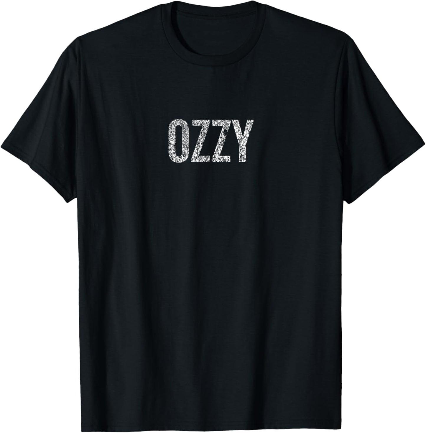Unisex OZZY Letter Print Short Sleeve T-Shirt