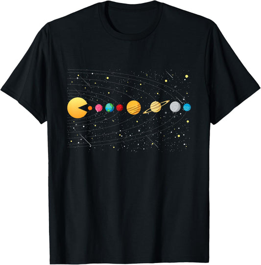 Funny Solar System - Astronauts Space Video Games Unisex T-Shirt