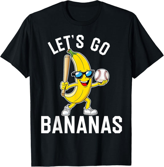 Let's Go Bananas Funny Banana Unisex T-Shirt