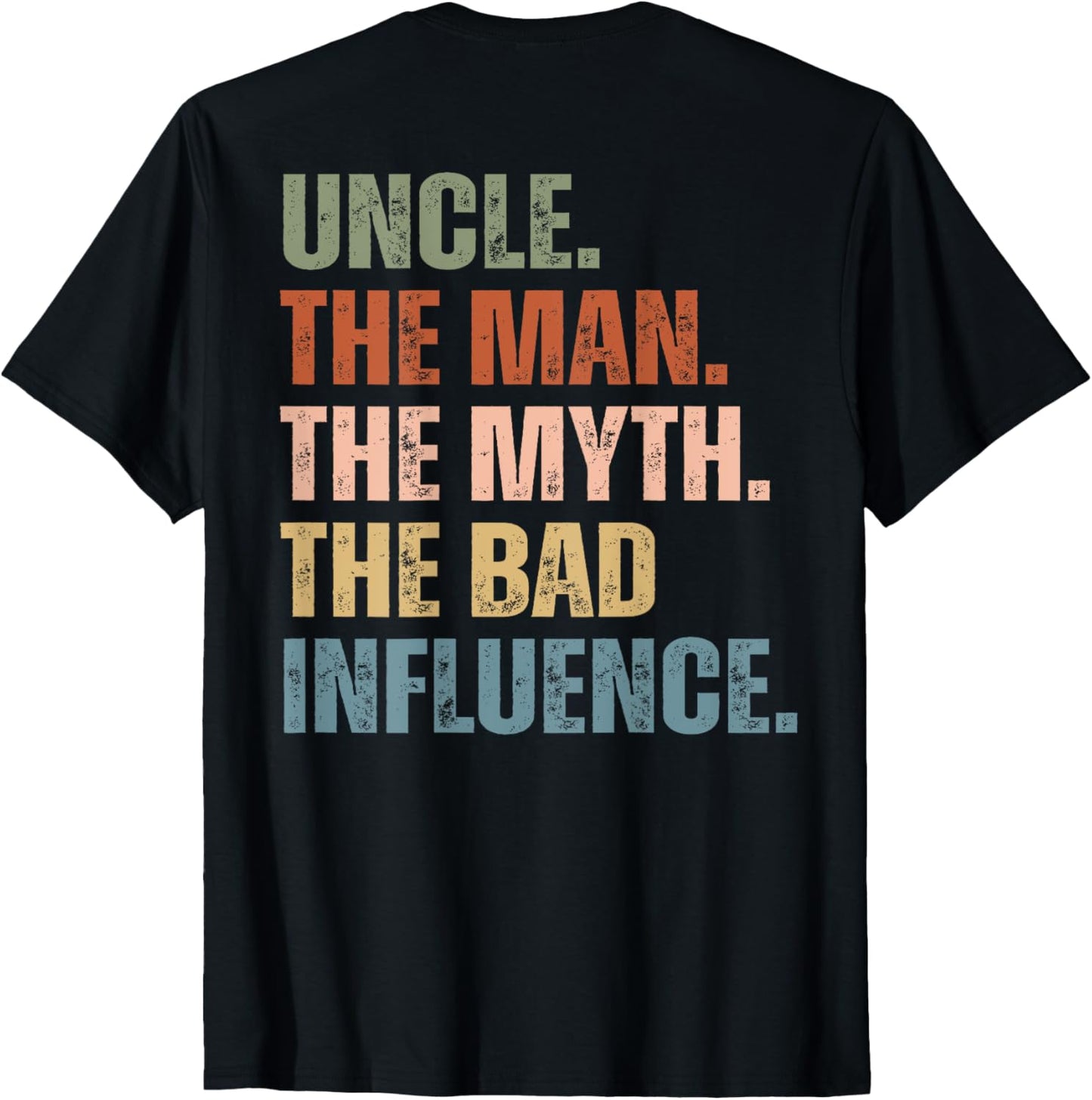 Cool Uncles Club Shirt, Pregnancy Announcement T-Shirt for Uncle, Cool Uncle The Man The Myth The Bad Influence T-Shirt