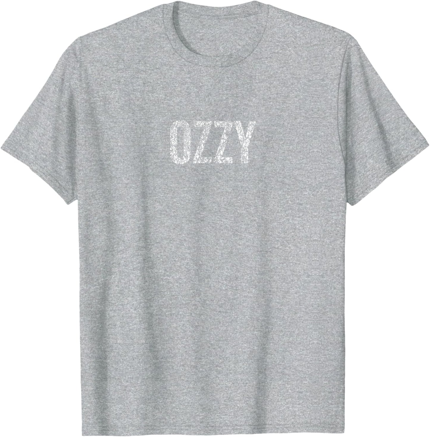 Unisex OZZY Letter Print Short Sleeve T-Shirt