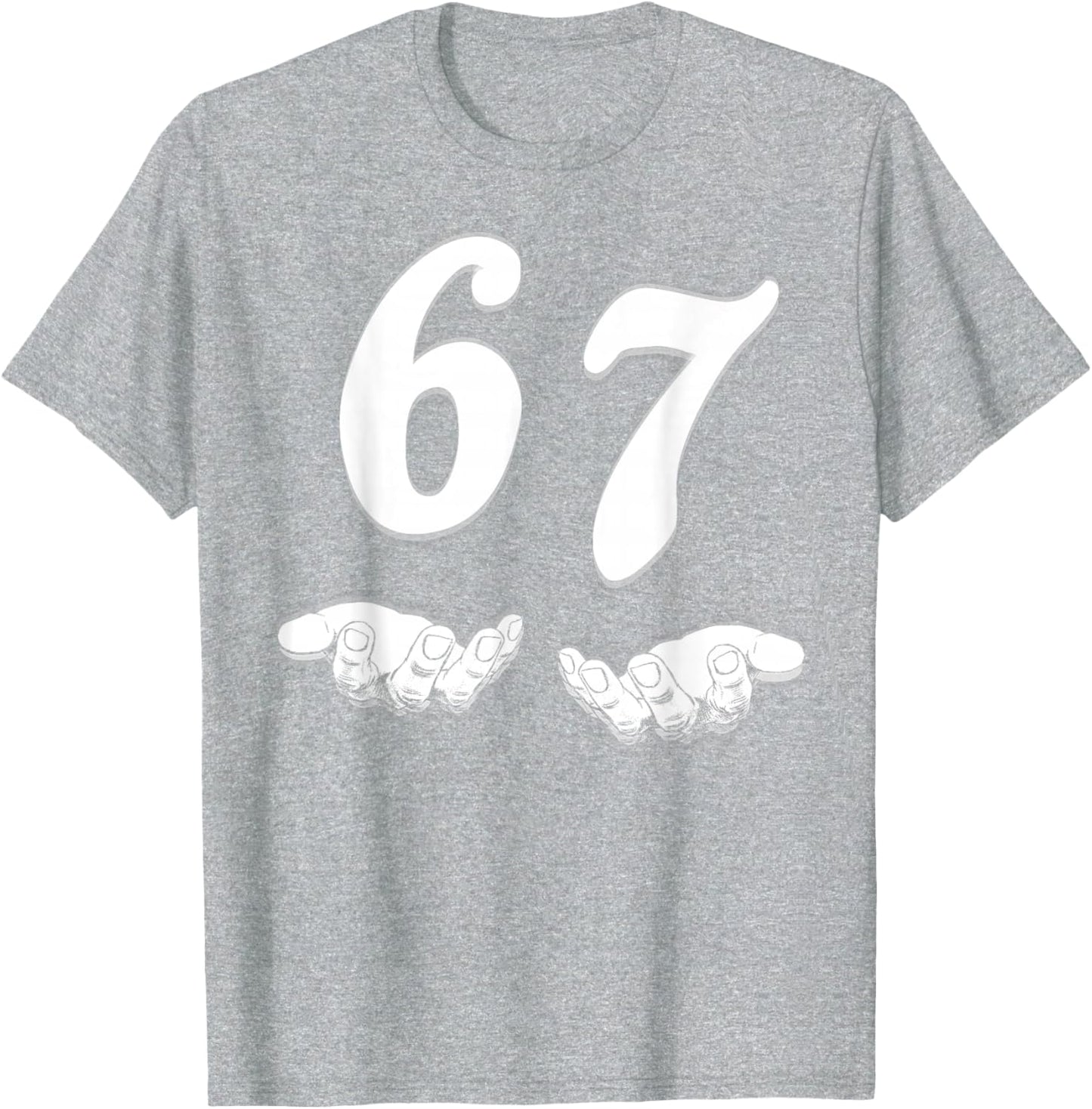 Funny Six Seven Meme Gen Alpha Slang T-Shirt