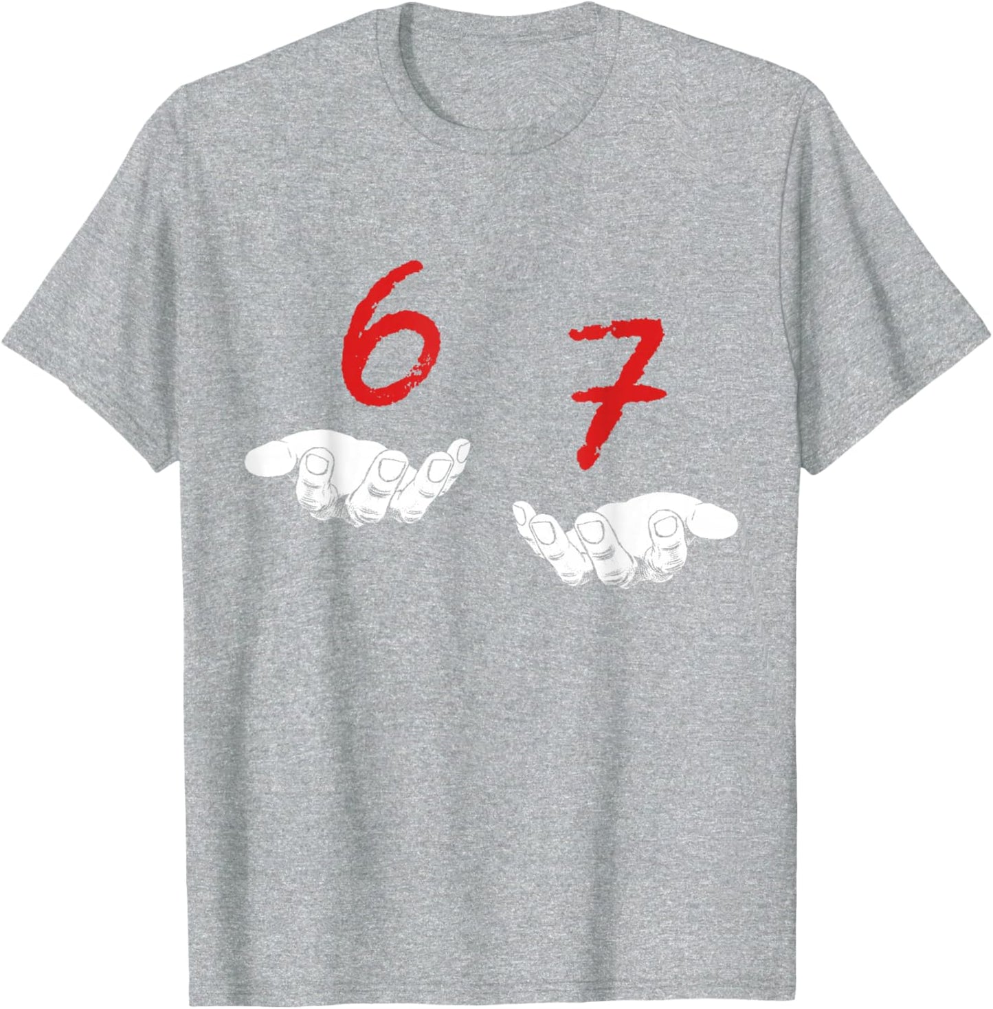 Funny Hands Six Seven Meme T-Shirt