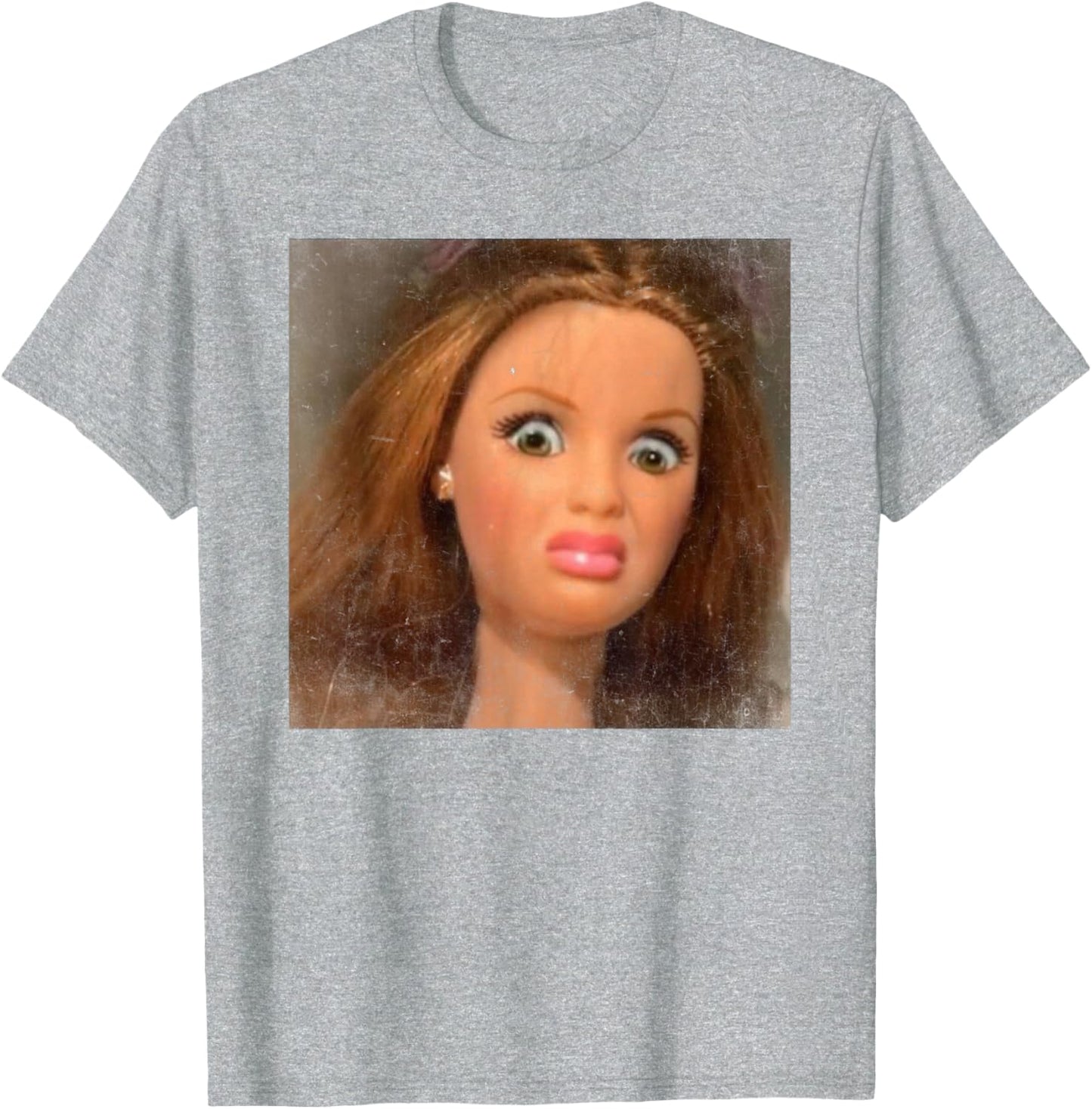 Funny Disgusting Doll Face Meme T-Shirt