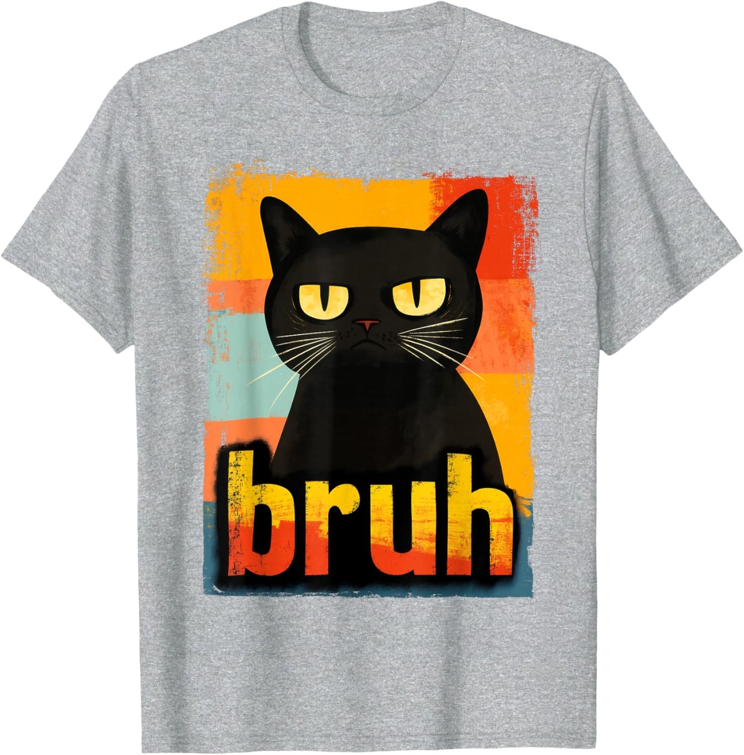 Funny Cat Bruh Meme Graphic T-Shirt