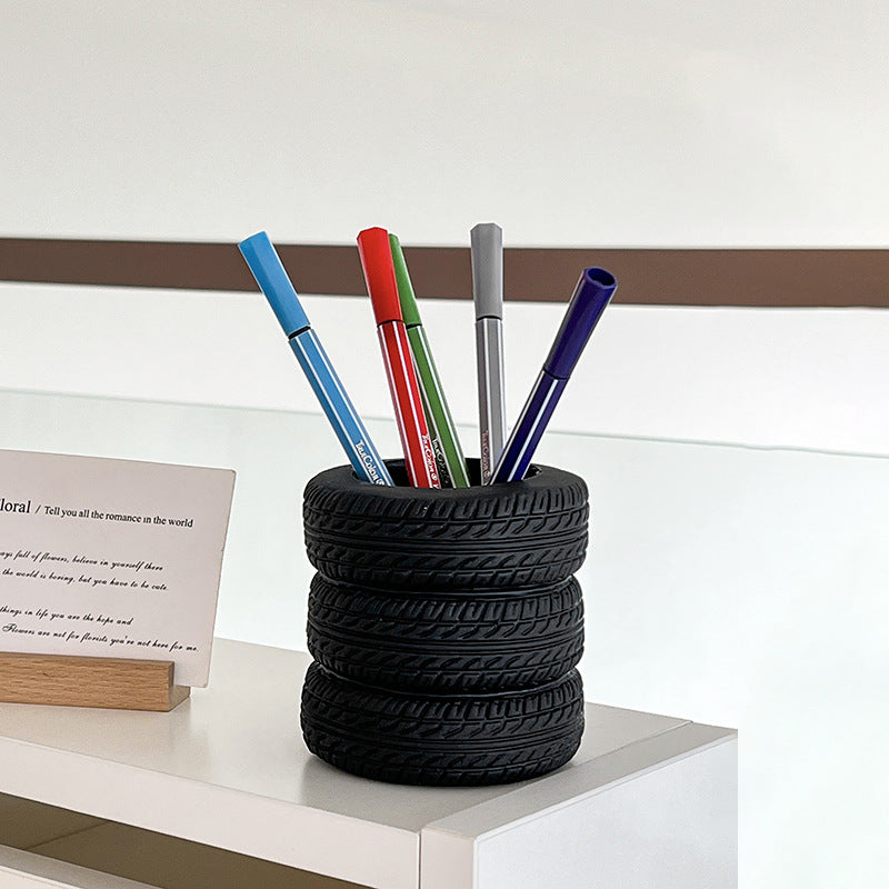 Tire Modeling Pen Holder Ornament