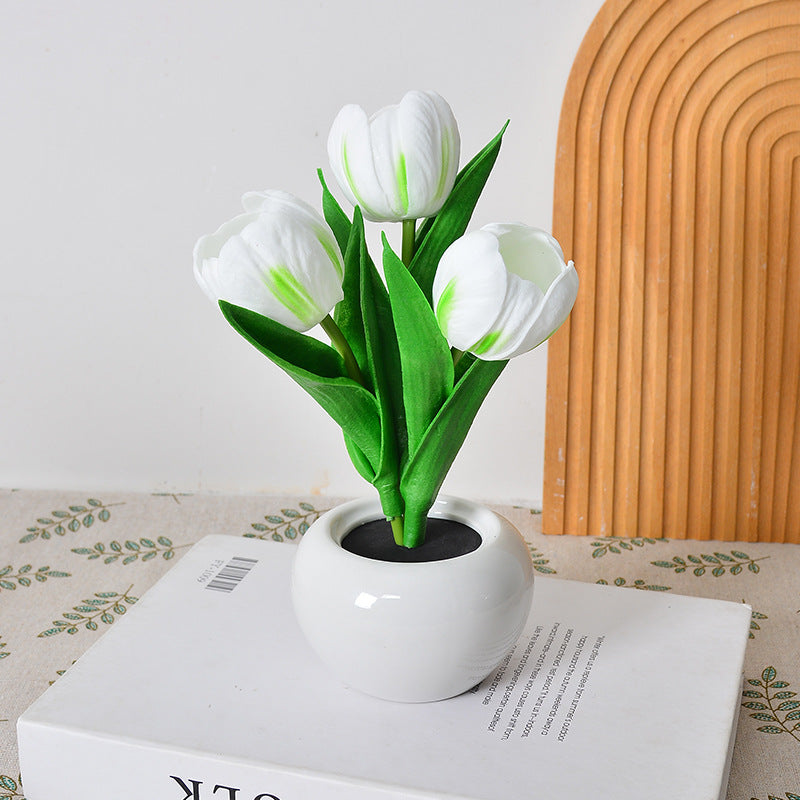 LED Tulip Warm Night Light