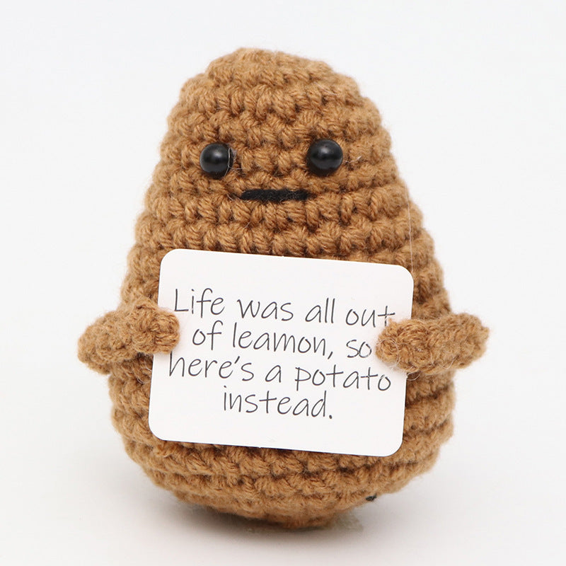 Positive Energy Potato Crocheted Doll
