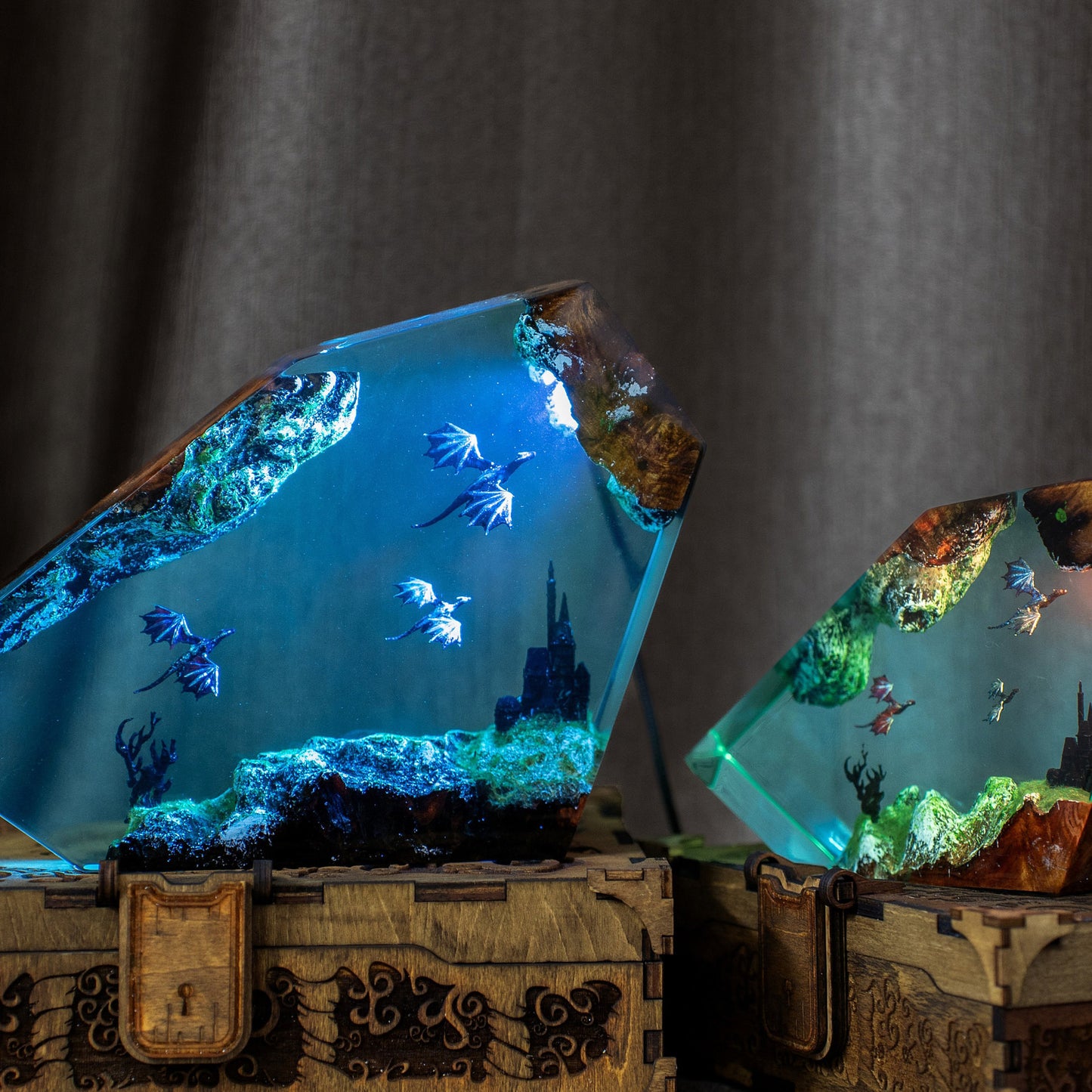 Fire Dragon Ice Dragon Night Light
