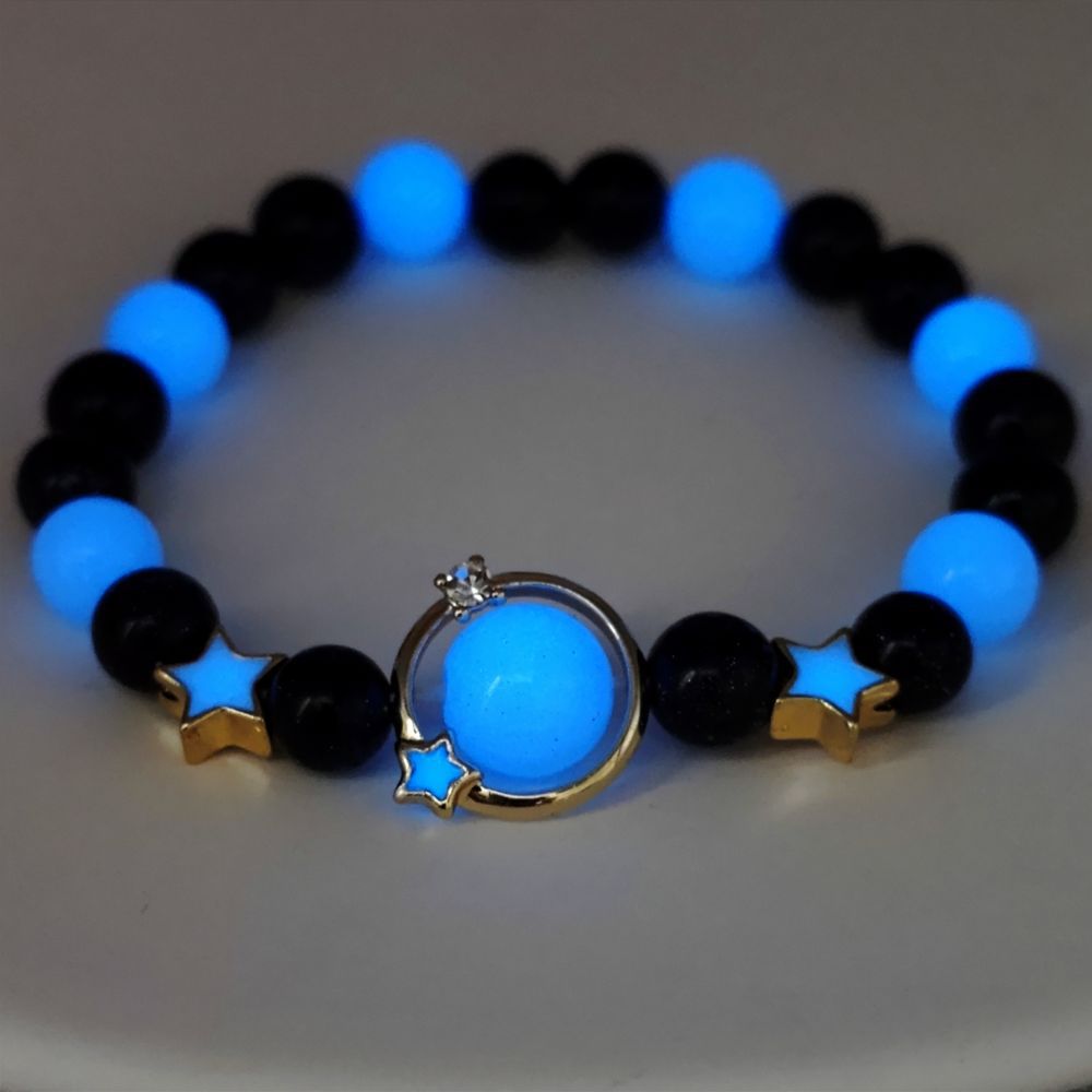 Fashionable Luminous Planet Couple Bracelet
