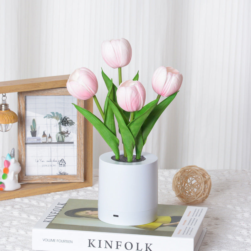 LED Tulip Night Light Decoration