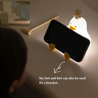 Flower Duck LED Squishy Night Light