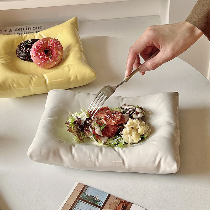 Artistic Ceramic Salad Plate Decoration