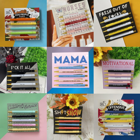 Fresh out of f*cks / Motivational Pen Set