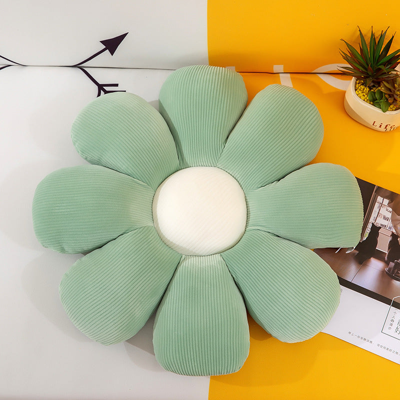 Flower Petal Plush Seat Cushion