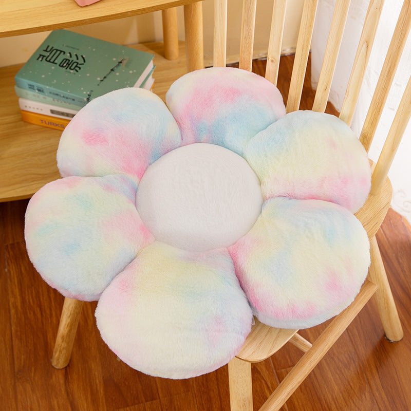 Flower Petals Seat Cushion Throw Pillow