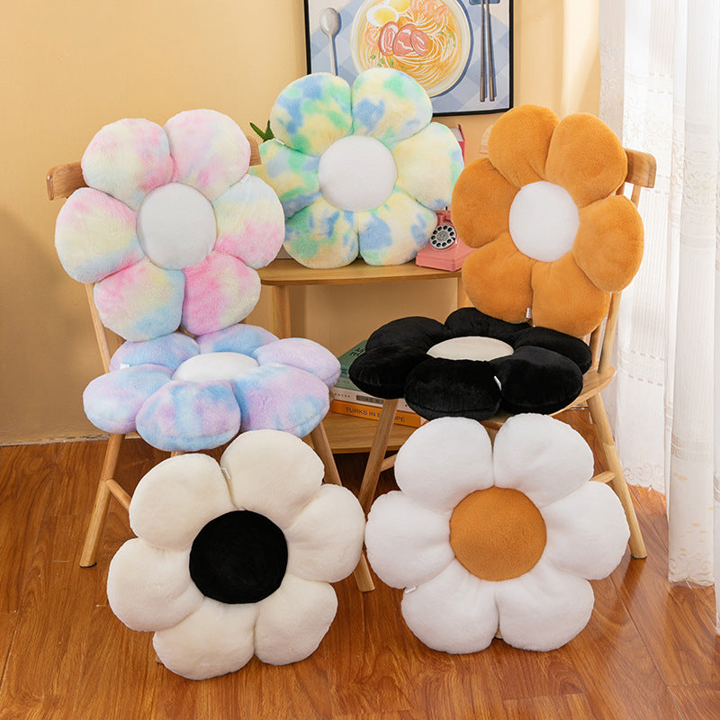 Flower Petals Seat Cushion Throw Pillow